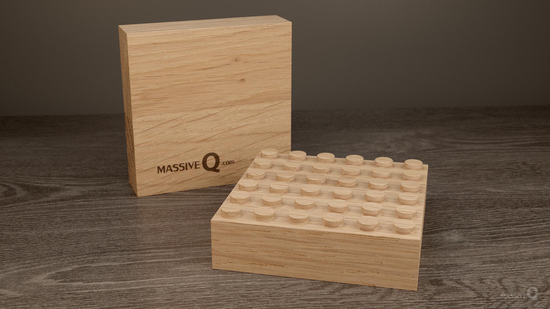 Q Baseplate 6x6x4 – Oak